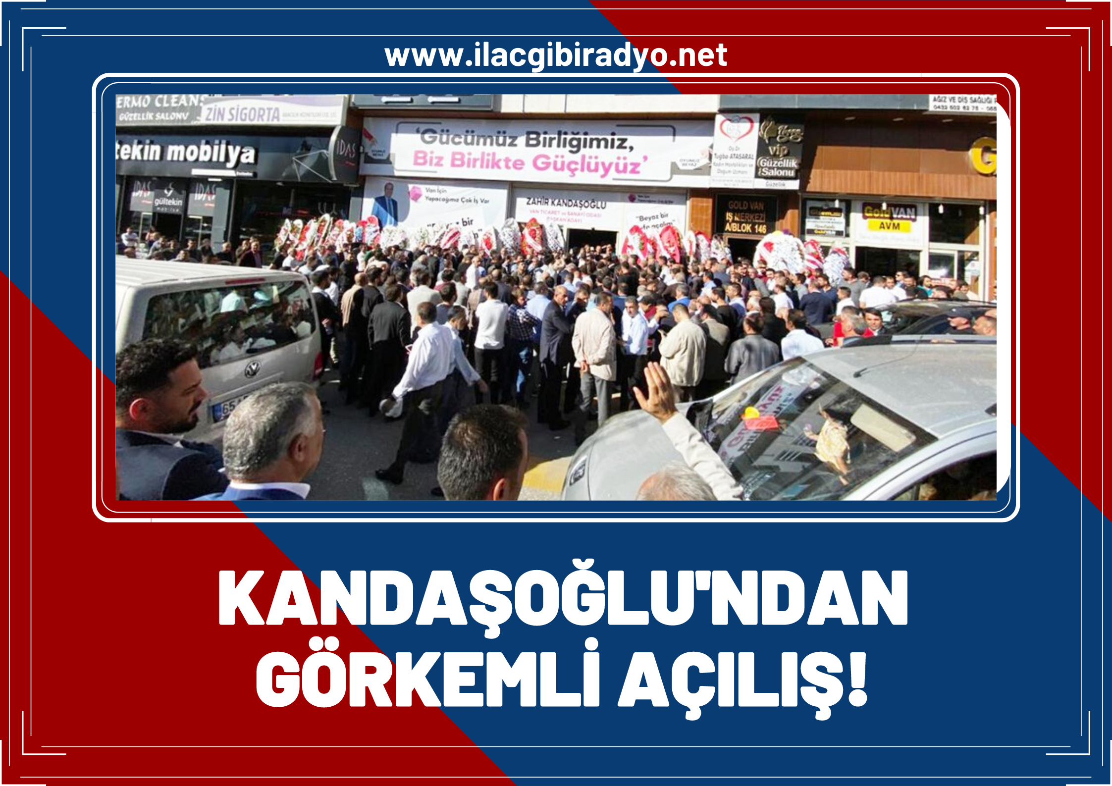 İş İnsanı Kandaşoğlu, seçim ofisini yoğun bir katılımla açtı!