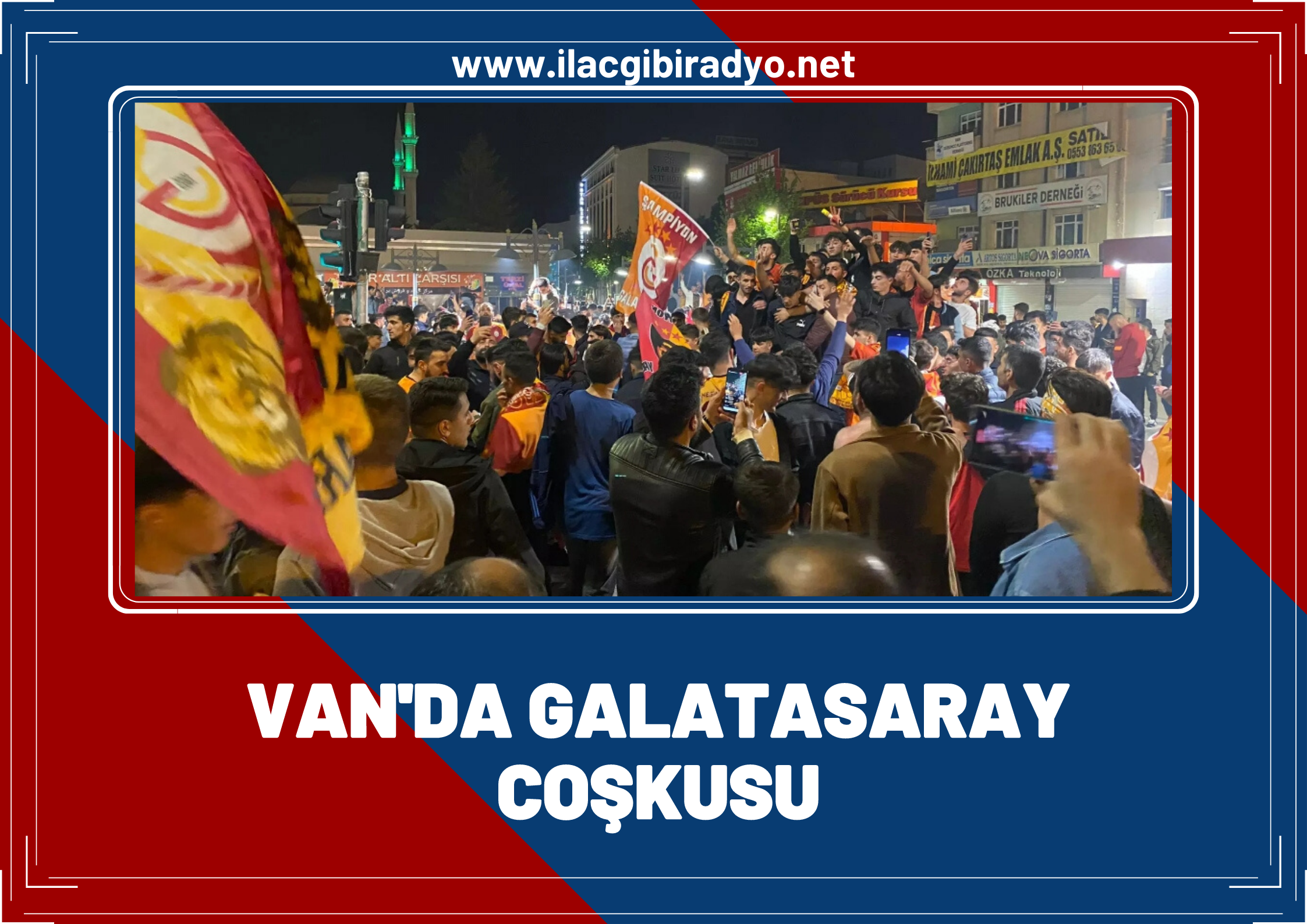 Van'da Galatasaray Coşkusu