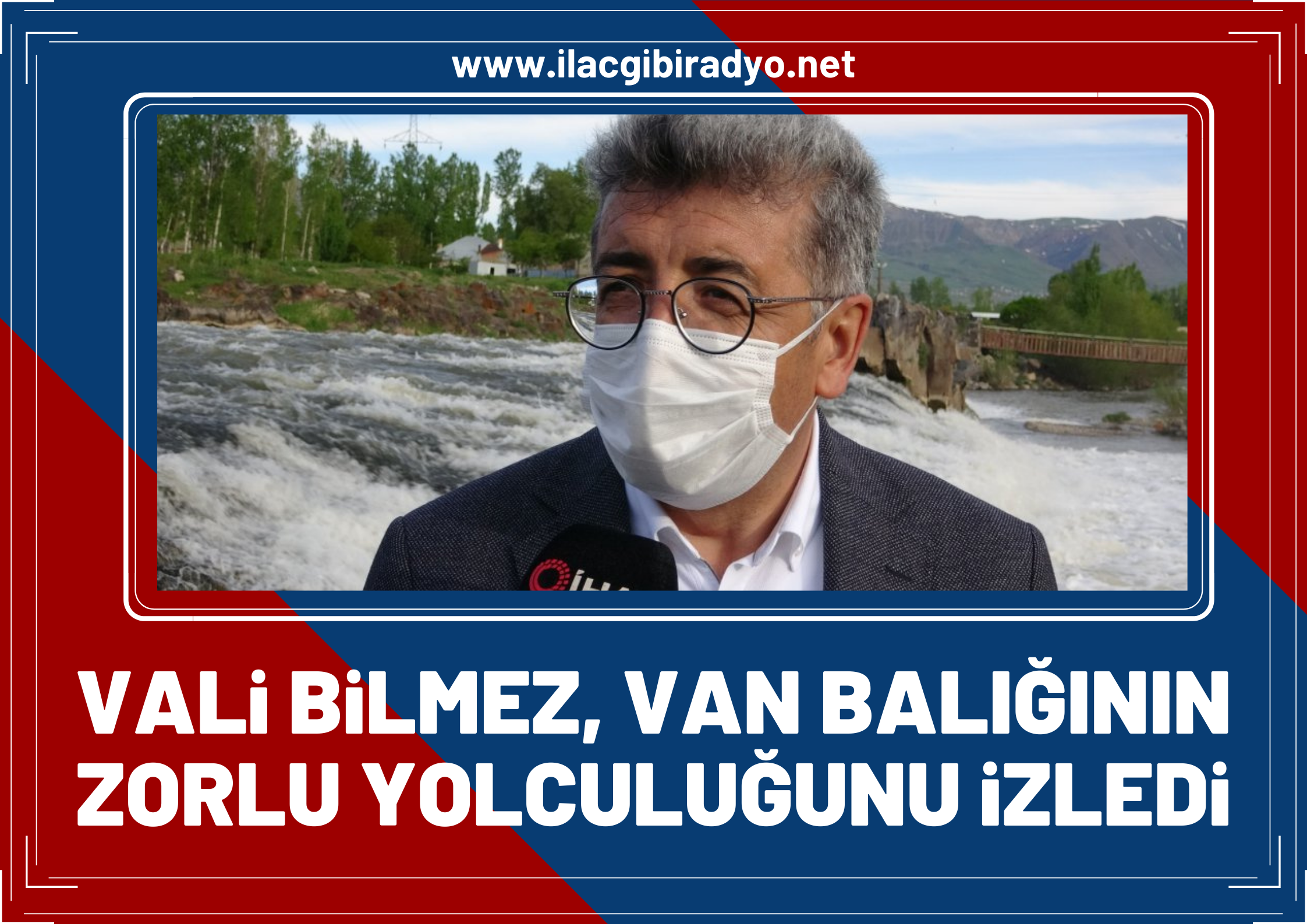 Vali Bilmez, Van balığının zorlu yolculuğunu izledi