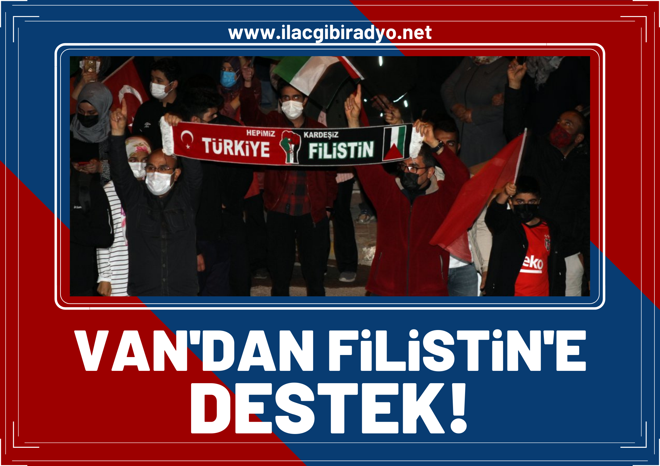 Van'dan Filistin'e destek!