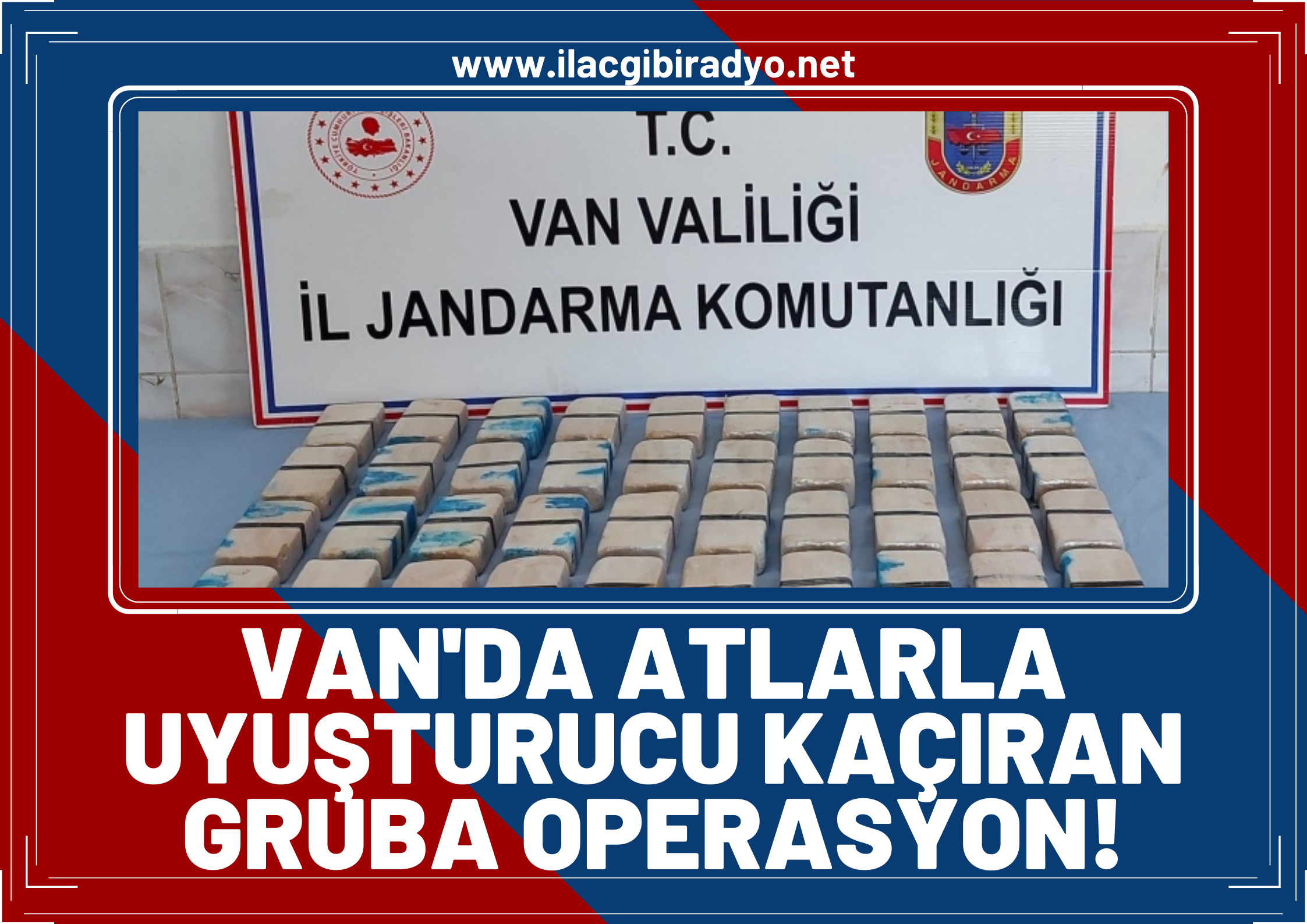 Atlarla uyuşturucu kaçıran gruba operasyon!