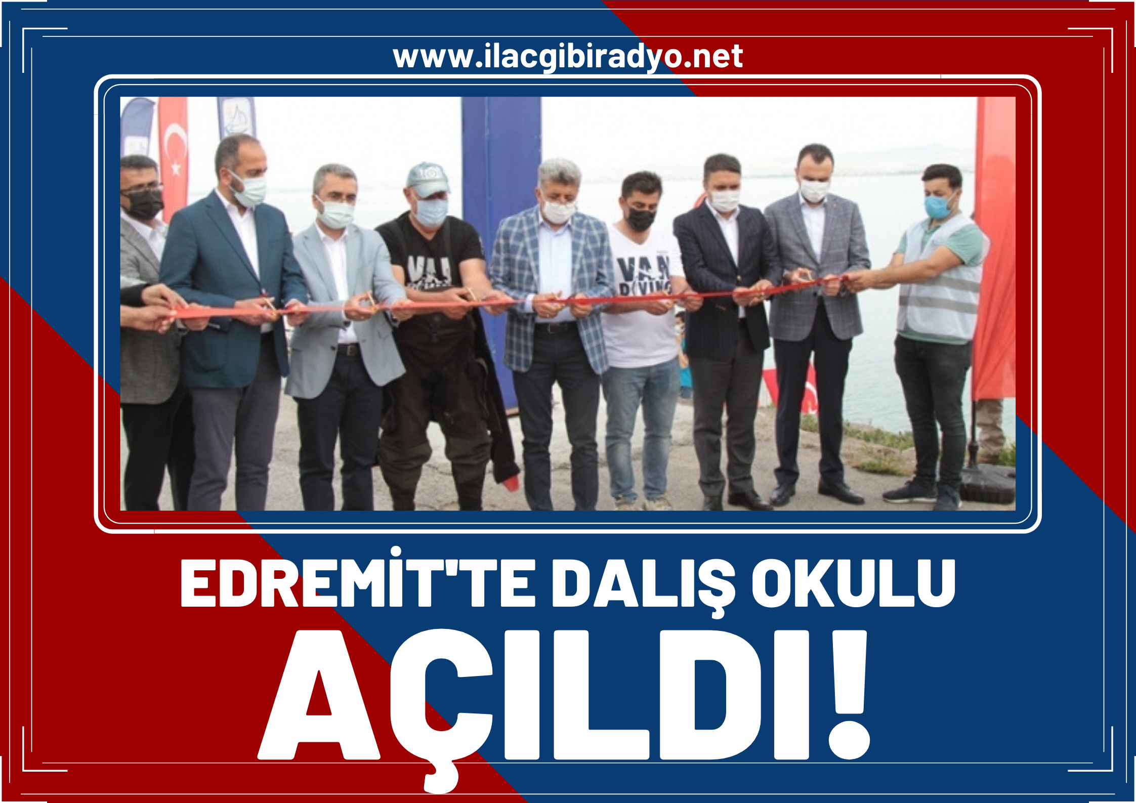 Edremit’te dalış okulu açıldı!