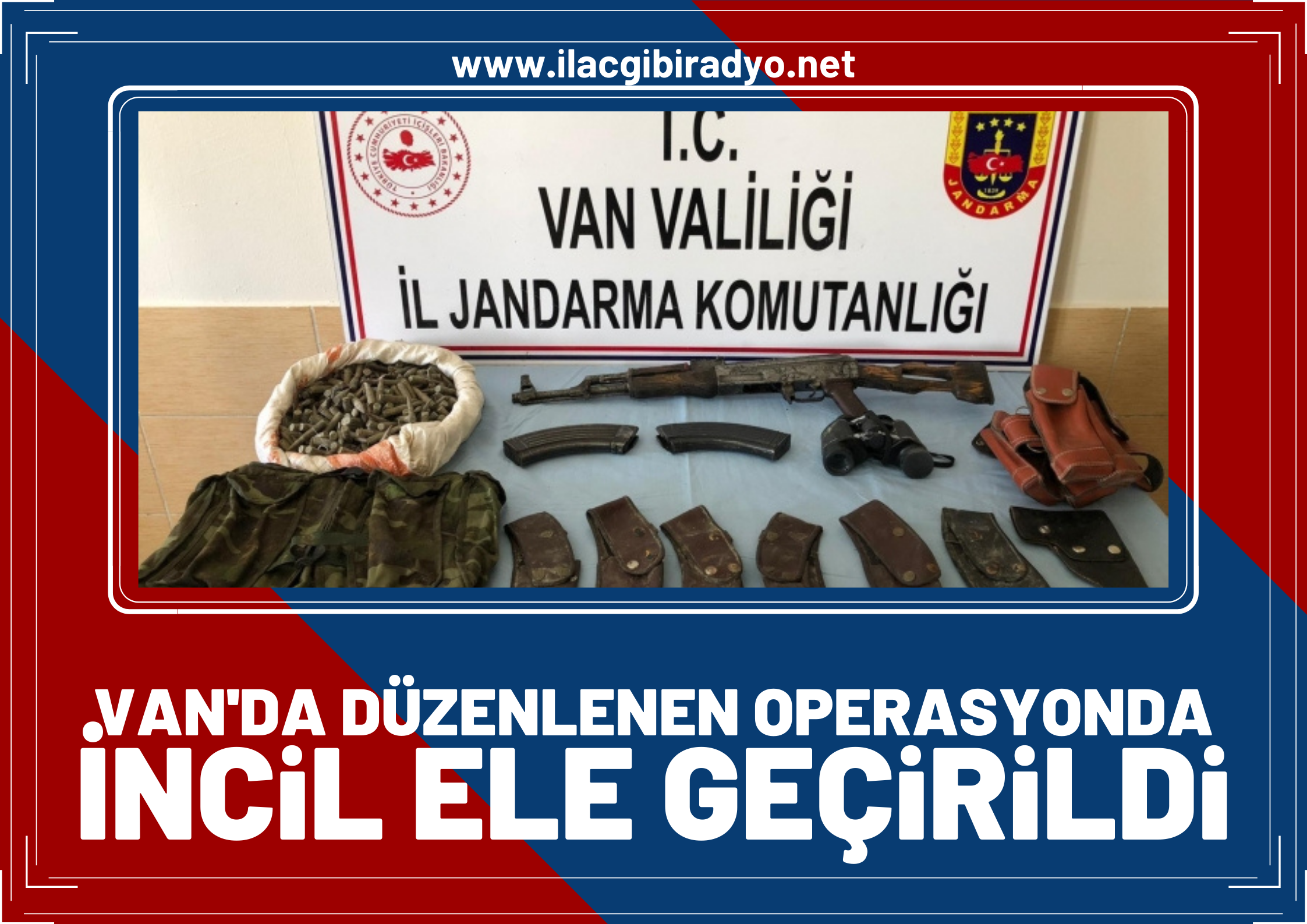 Van'da düzenlenen operasyonda İncil ele geçirildi