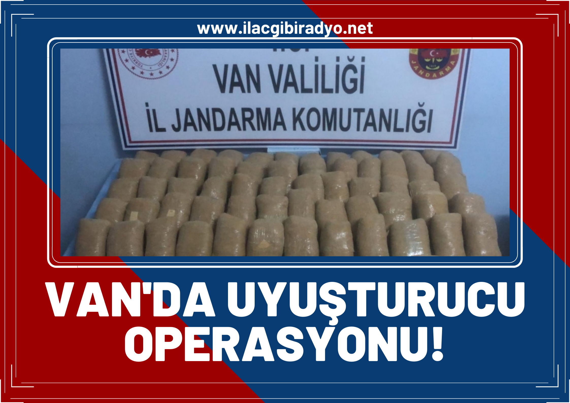 Van’da uyuşturucu operasyonu: 66 kilogram eroin ele geçirildi!