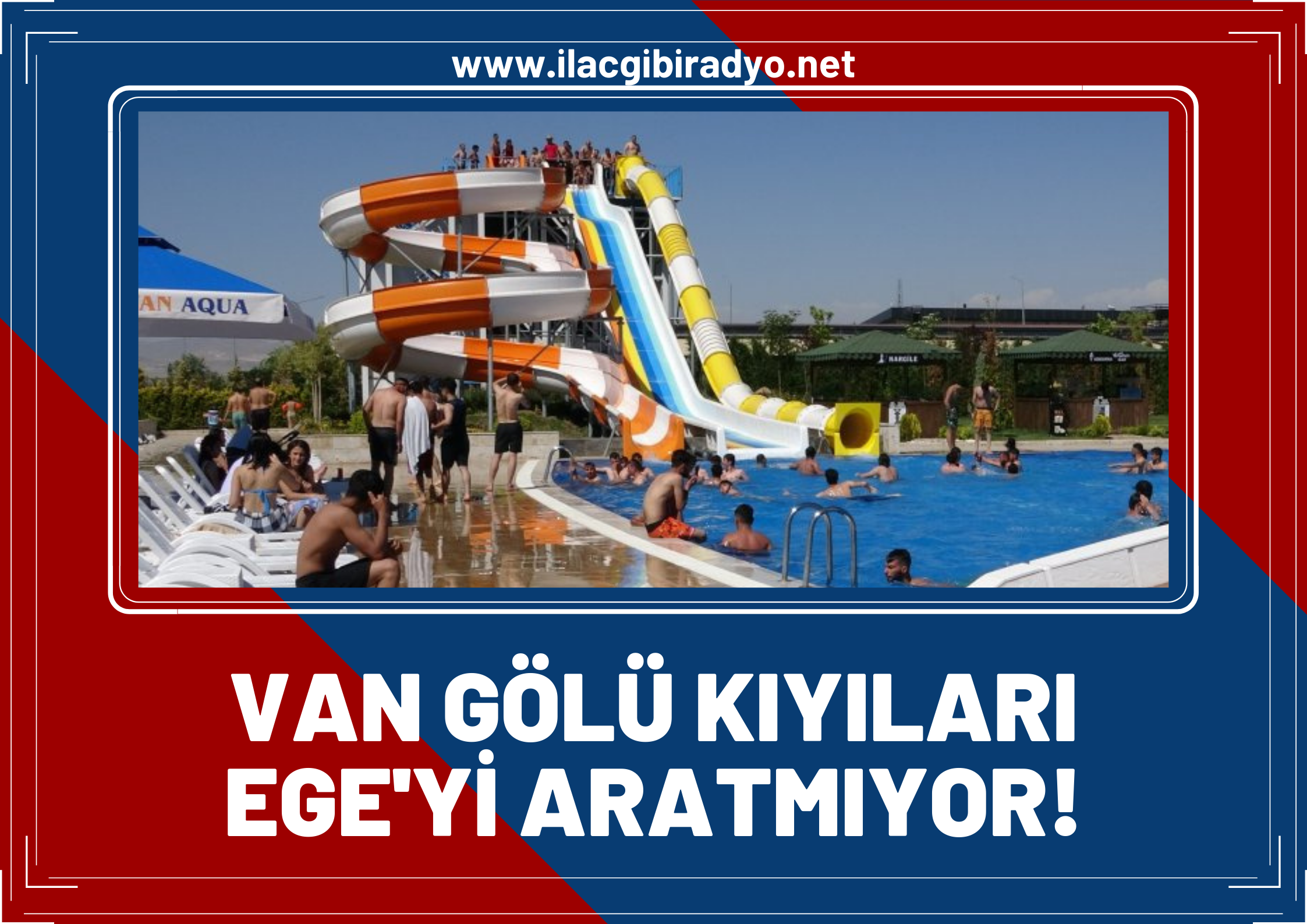 Van Gölü kıyıları Ege’yi aratmıyor