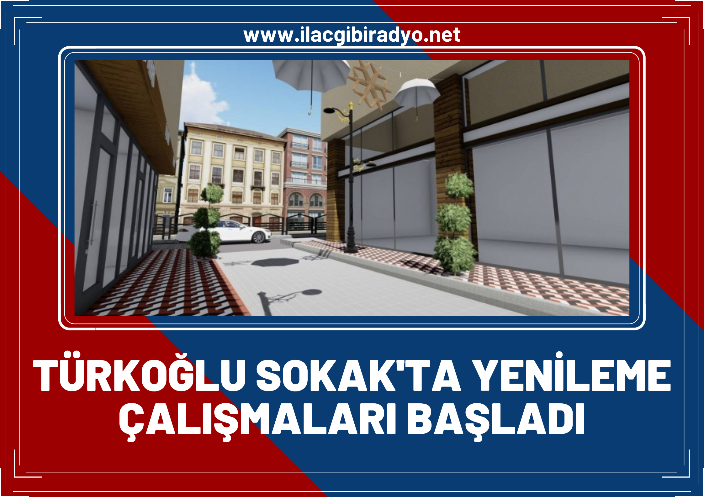 Türkoğlu Sokak’ta yenileme çalışması!