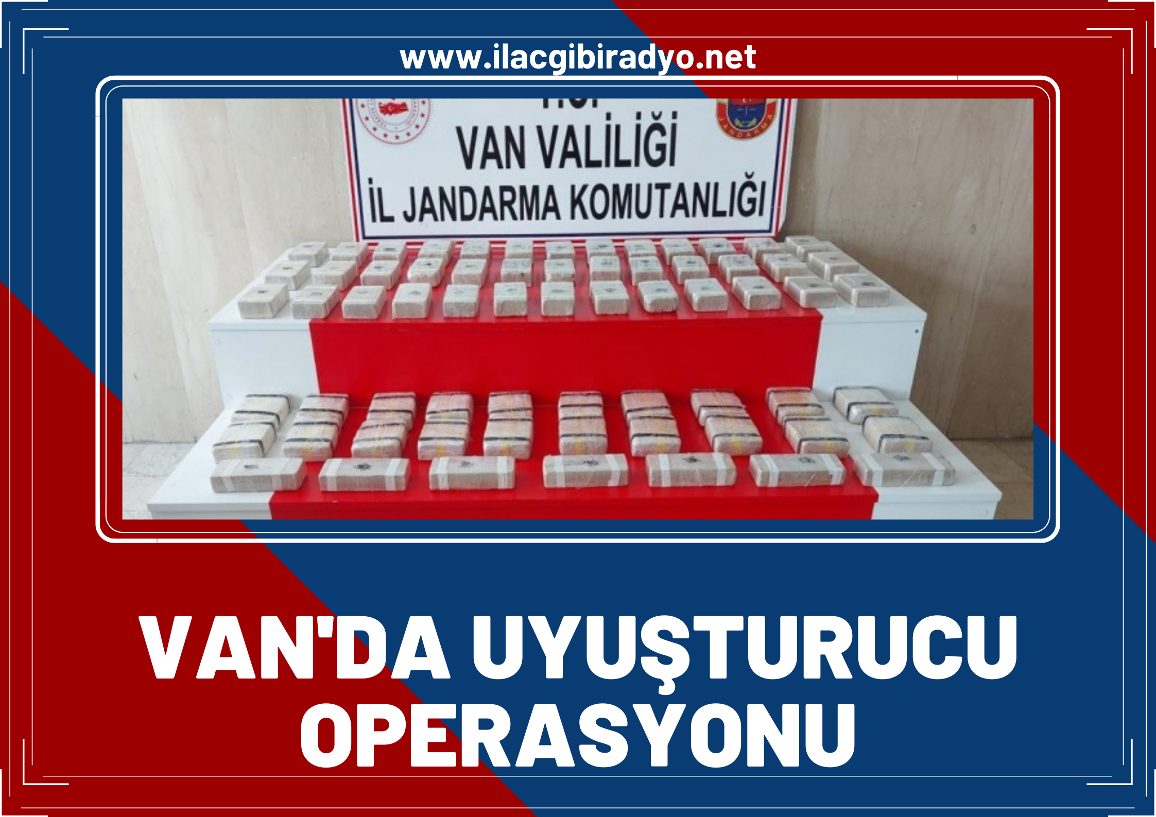 Van’da uyuşturucu operasyonu! 41 kilo ele geçirildi