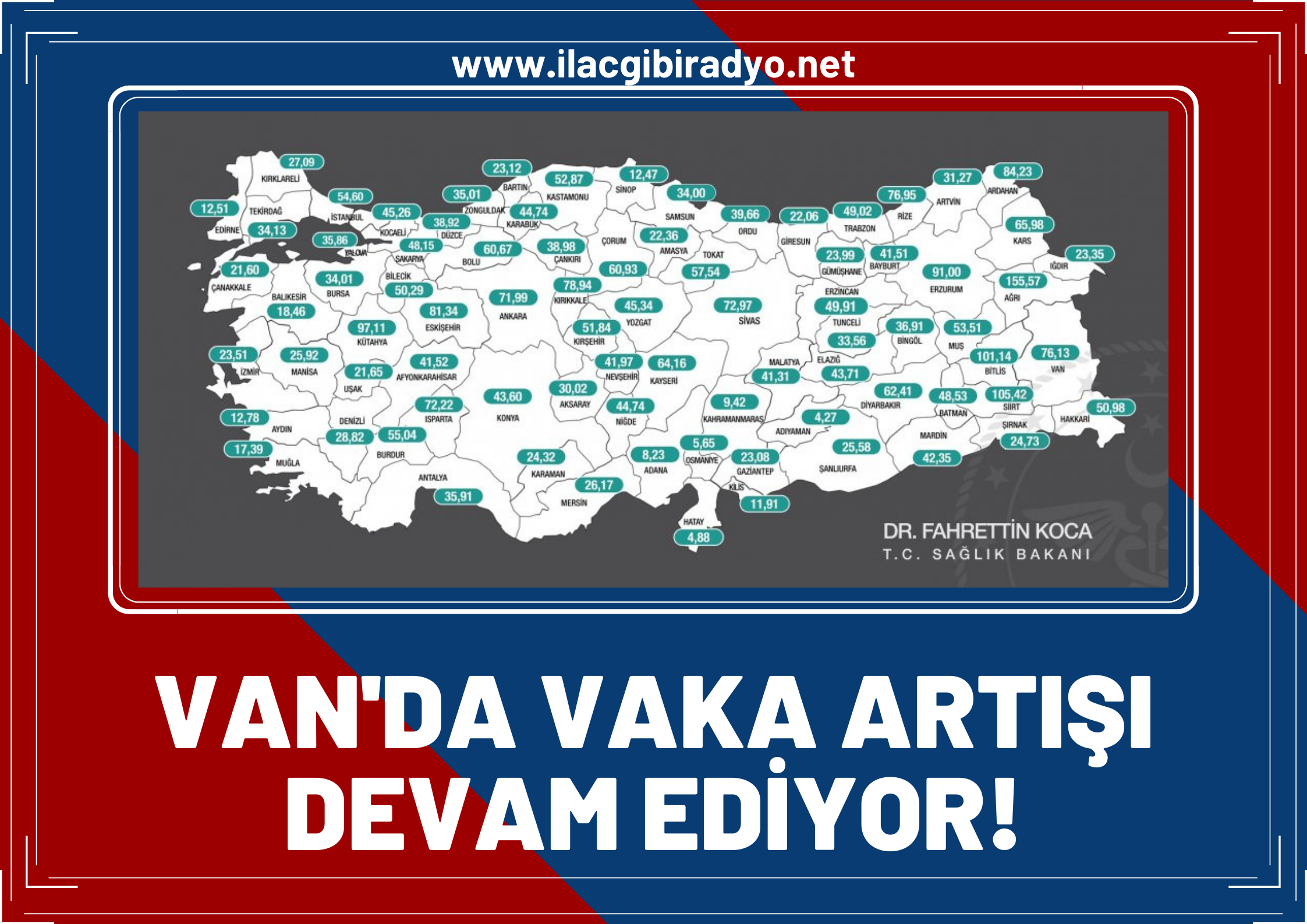 Van’da vaka artışı devam ediyor!