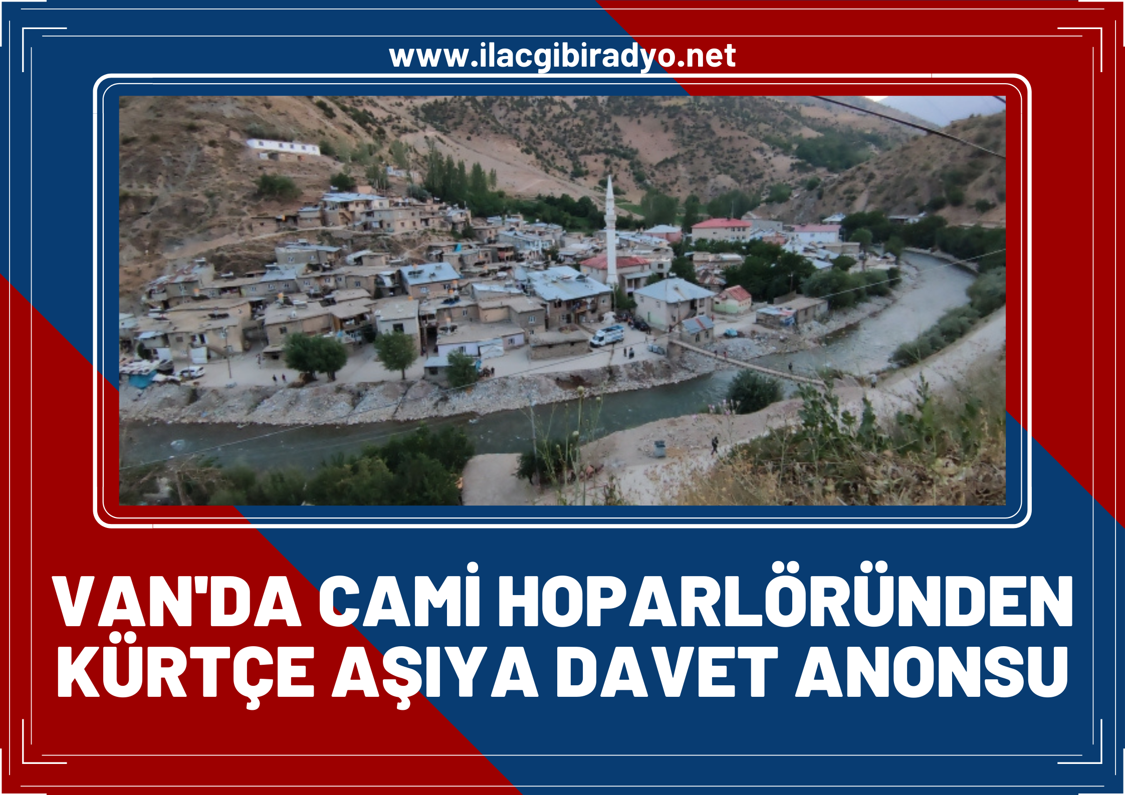 Van’da cami hoparlöründen Kürtçe anonslarla vatandaşlar aşıya davet edildi