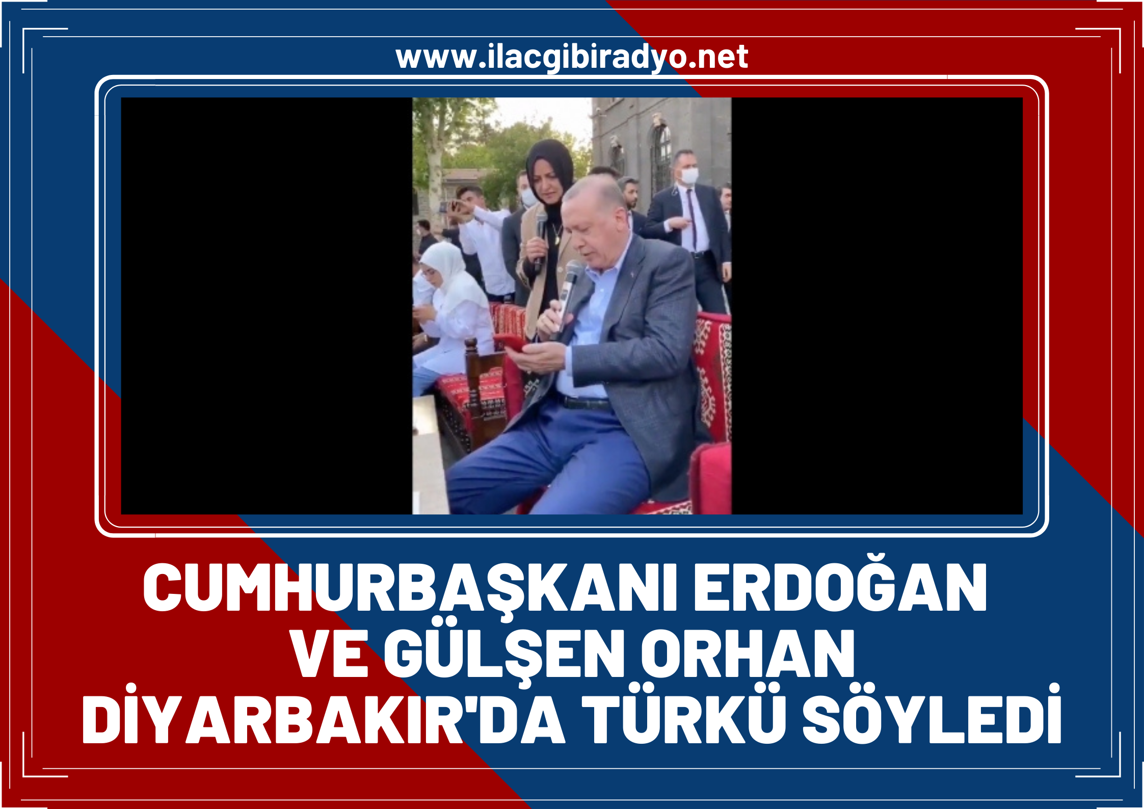 Cumhurbaşkanı Erdoğan ve Gülşen Orhan Diyarbakır’da türkü söyledi!