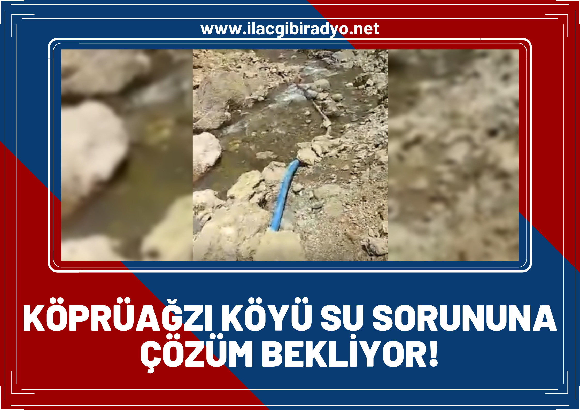 Başkale’ye bağlı köprüağzı köyü su sorununa çözüm bekliyor