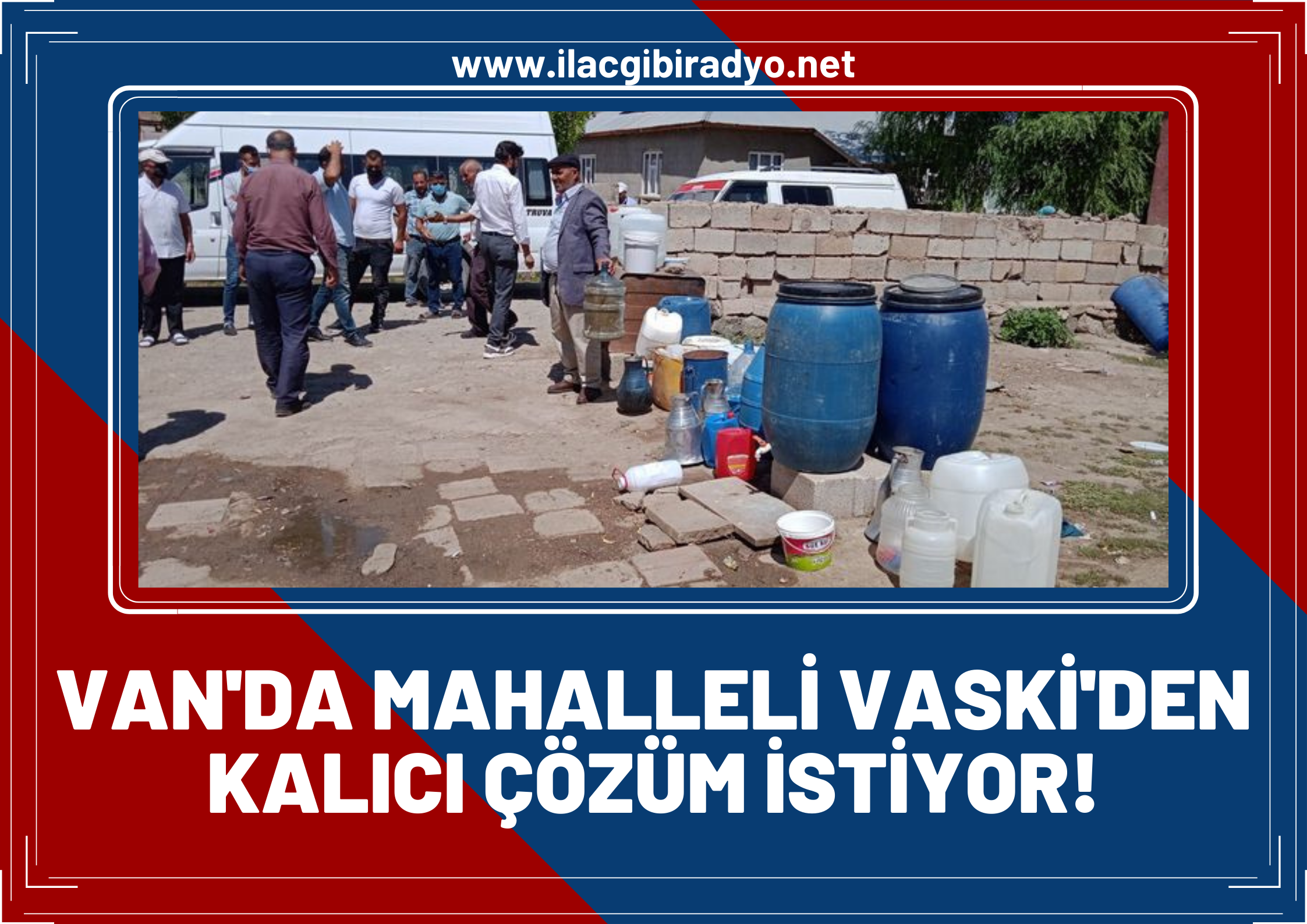 Van’da mahalleli Vaski’den kalıcı çare istiyor