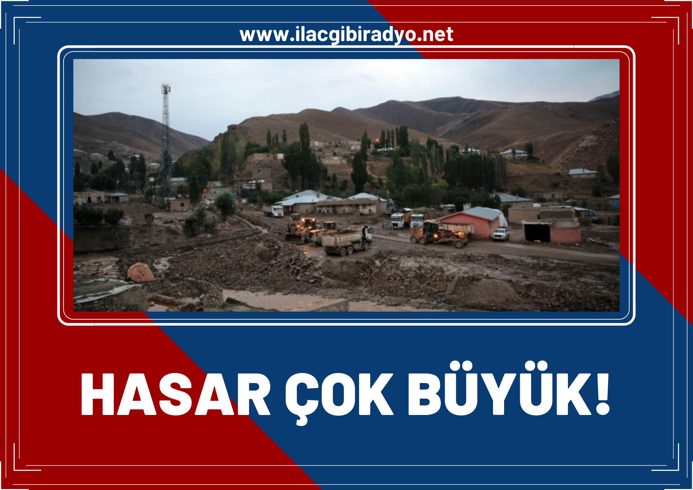 Başkale’deki felaketin yaraları sarılmaya çalışılıyor