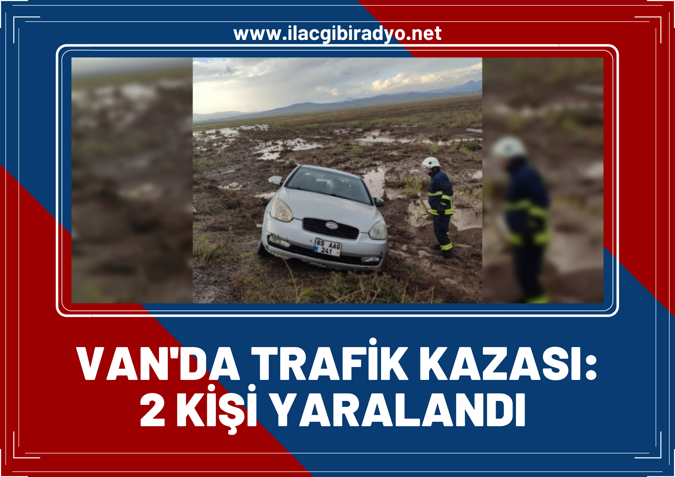 Van'da trafik kazası: 2 yaralı