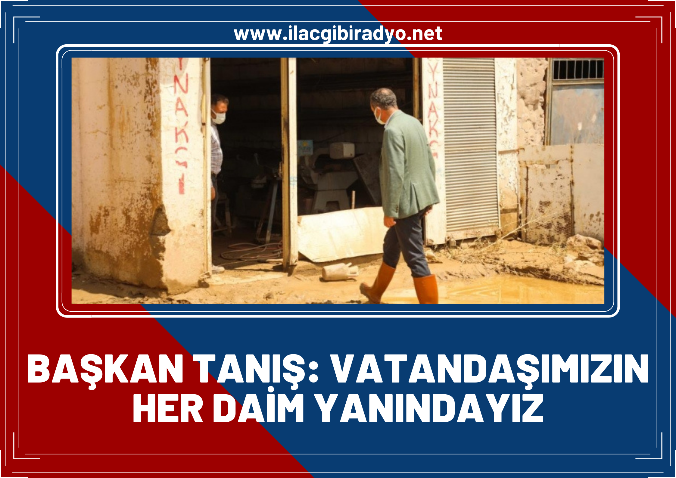 Başkan Hayrullah Tanış, selden etkilenen mahallelerde incelemelerde bulundu... Vatandaşımızın her daim yanındayız!