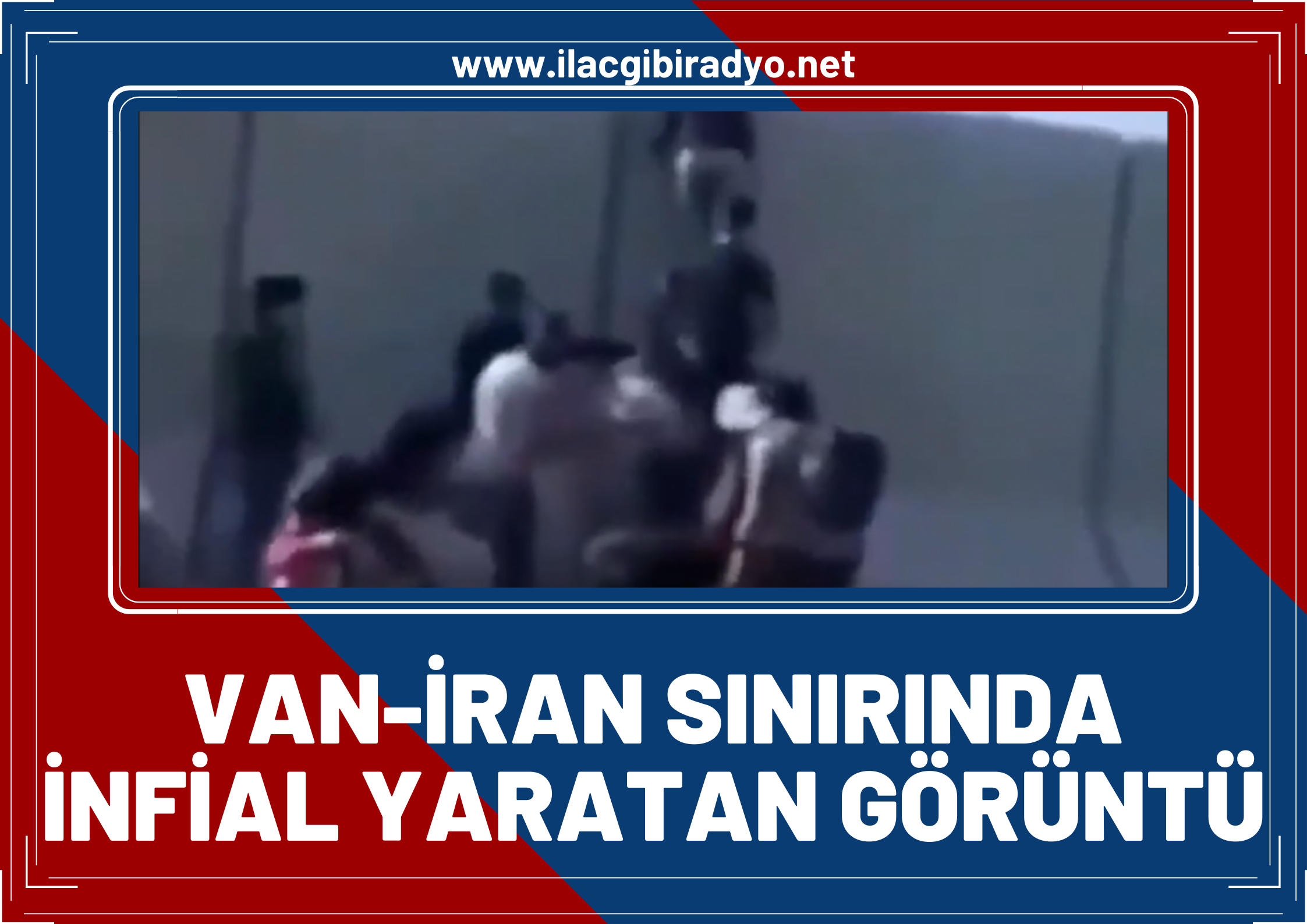 Van-İran sınırında infial yaratan görüntü! Afgan mülteciler merdiven dayayarak güvenlik duvarını aştı