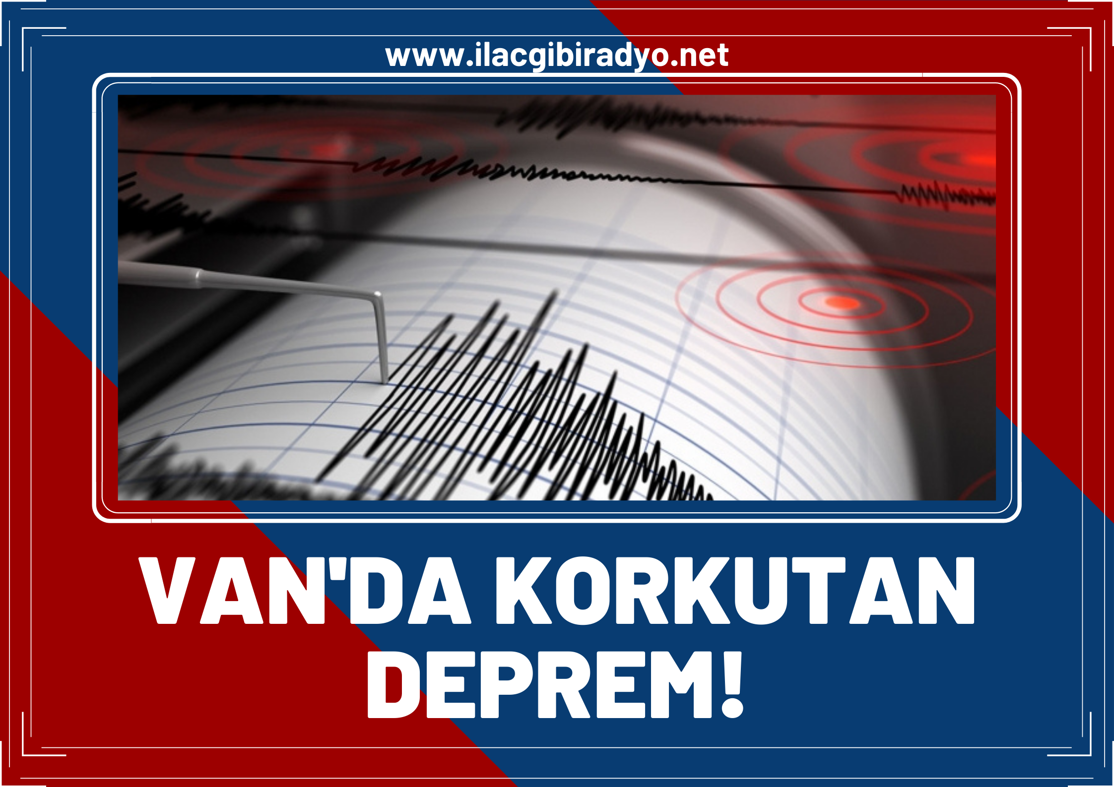 Van'da korkutan deprem!