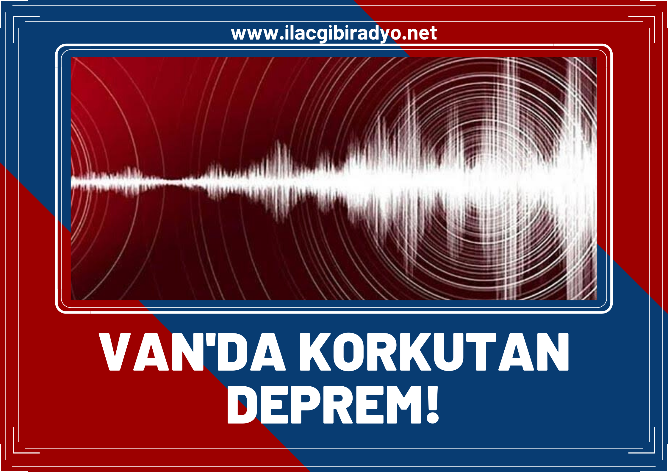 Van'da korkutan deprem!