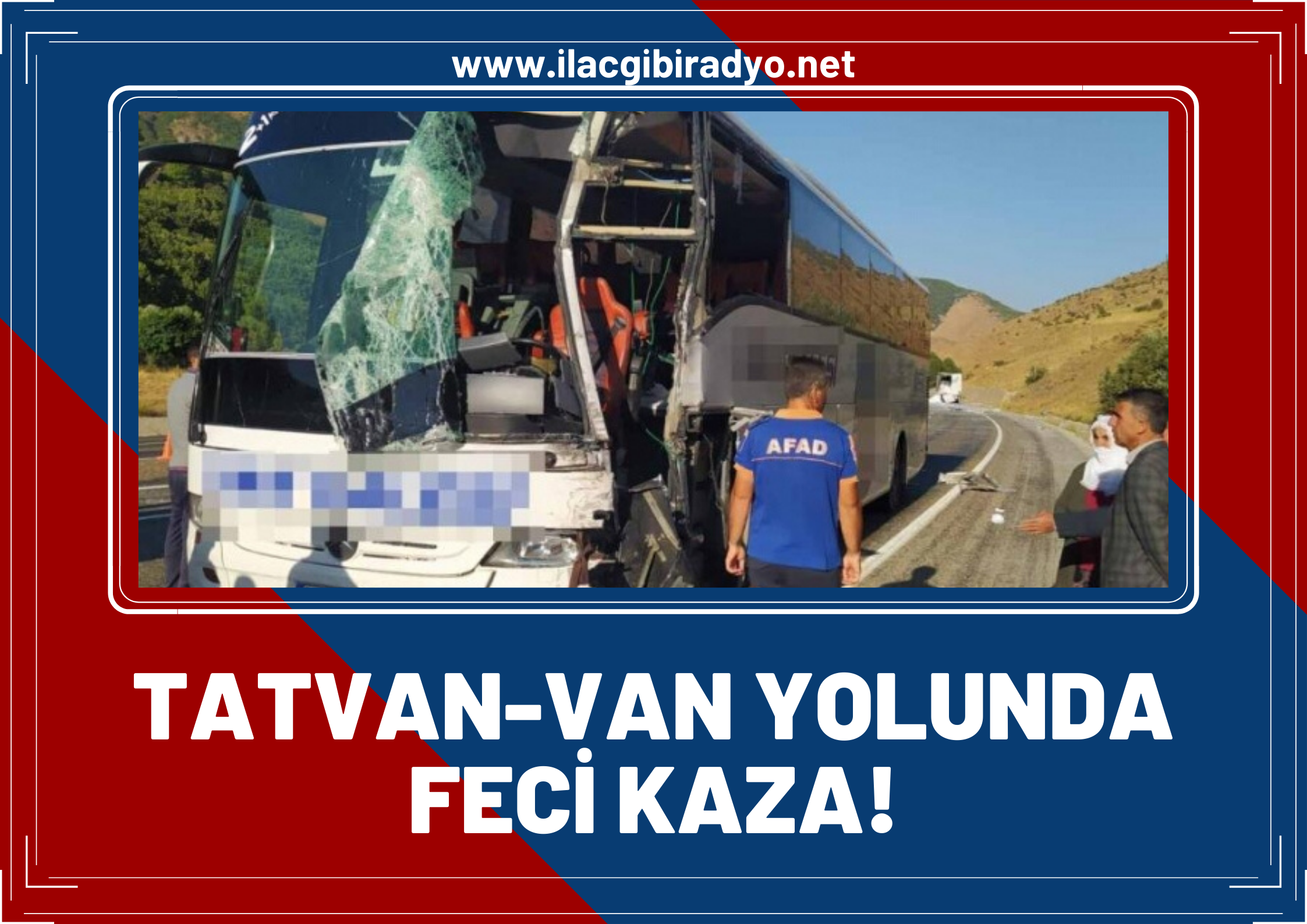 Tatvan-Van Karayolu’nda feci kaza! Otobüs ile tır çarpıştı: 1'i ağır 3 yaralı