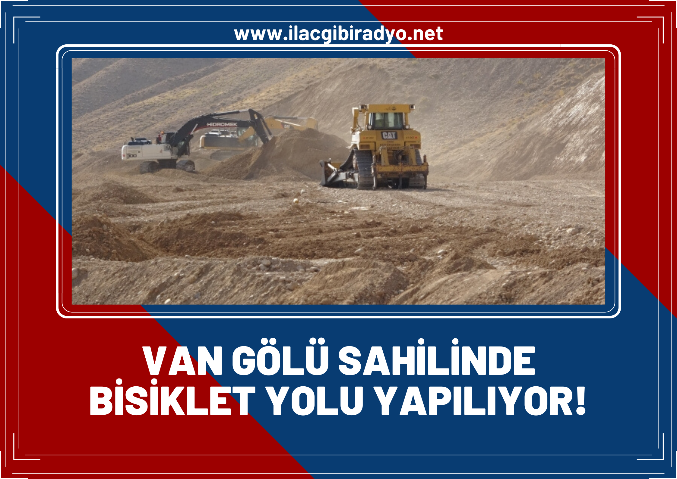 Türkiye’nin en güzel bisiklet yolu Van Gölü sahilinde yapılıyor