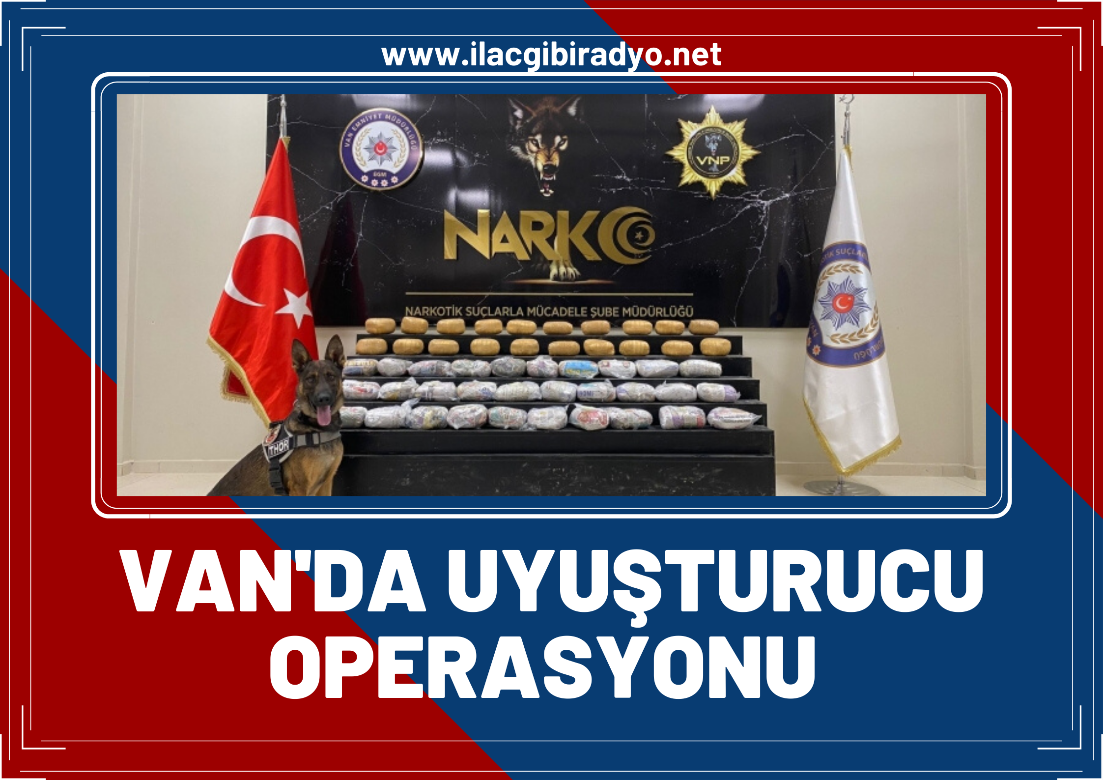 Van'da operasyon! Arama yapılan kamyonda 52 kilo 200 gram toz esrar ele geçirildi