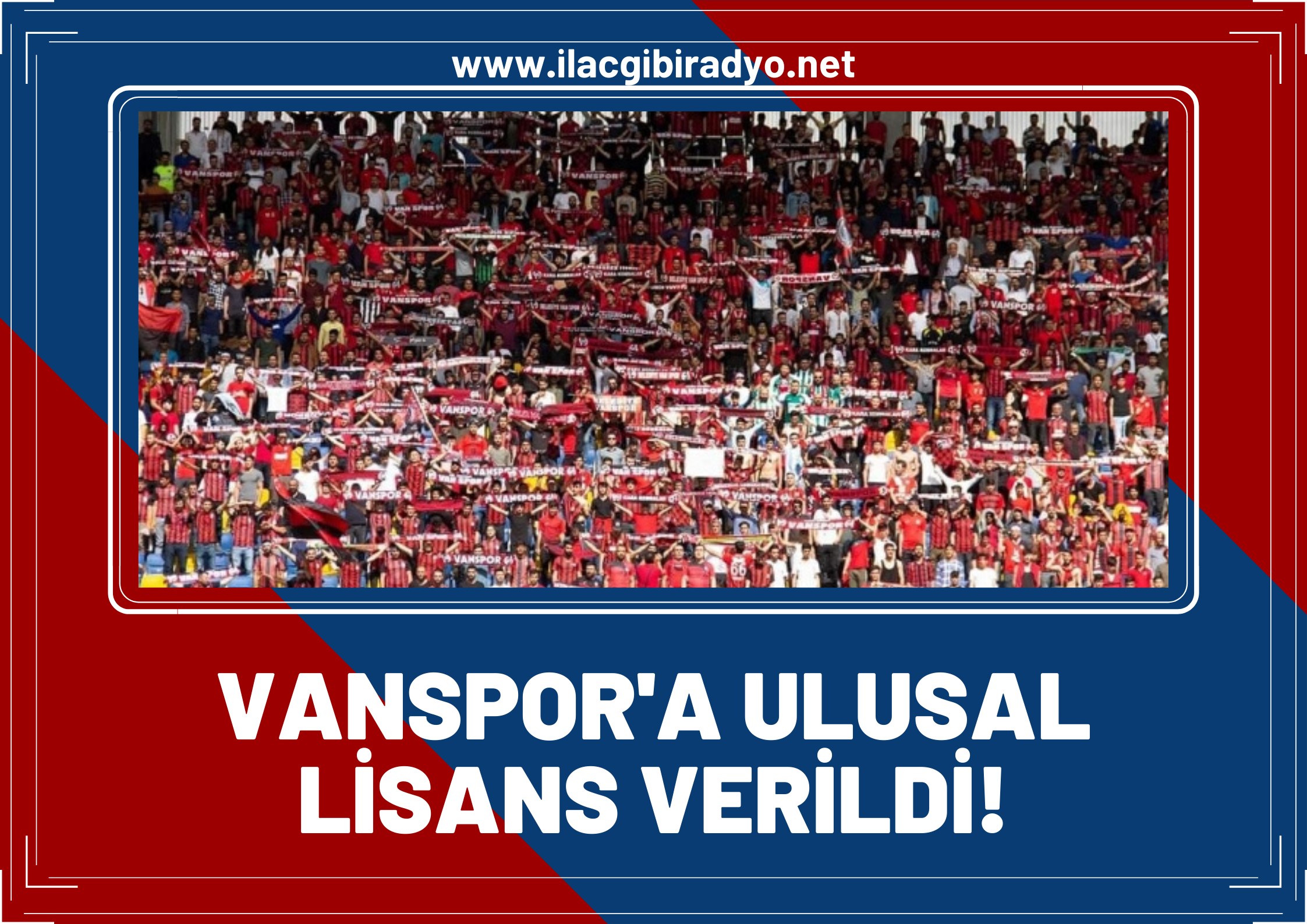 TFF Kulüp Lisans Kurulu, Vanspor'a ulusal lisans verdi!