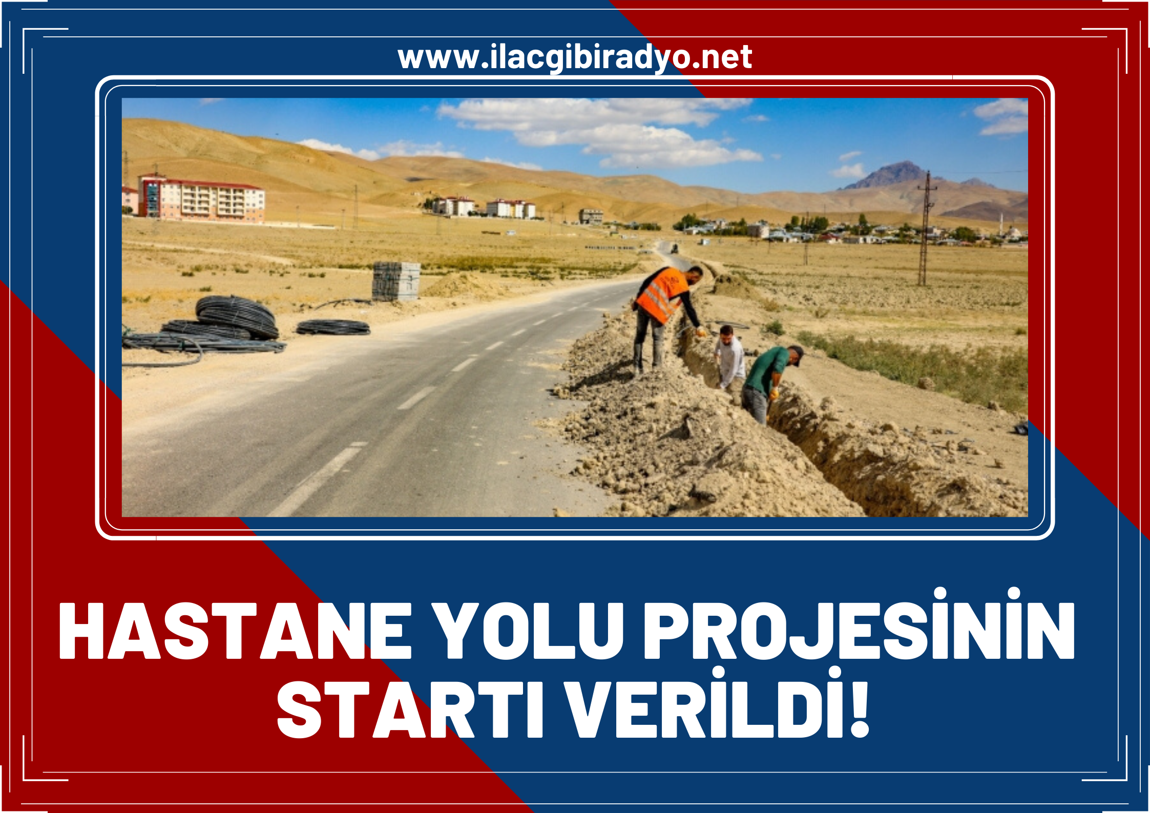 Gürpınar Belediyesi hastane yolu projesinin ilk startını verdi!