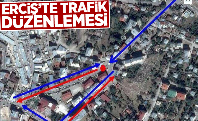 Erciş’te trafik düzenlemesi