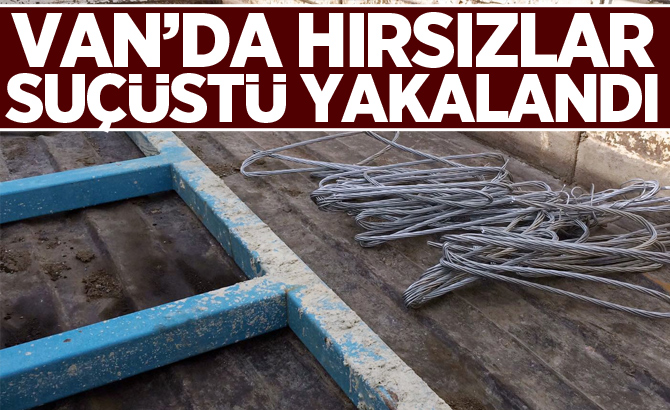 Van'da hırsızlar suçüstü yakalandı!