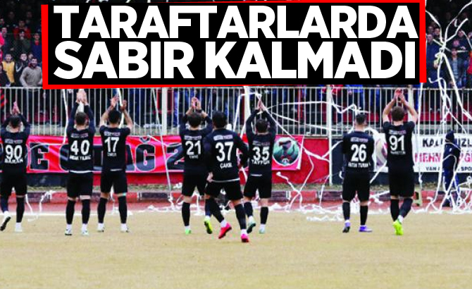 Taraftarlarda sabır kalmadı