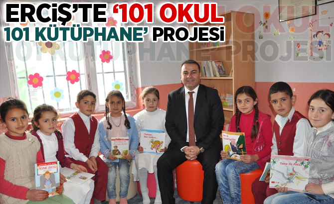 Erciş’te ‘101 Okul 101 Kütüphane’ projesi