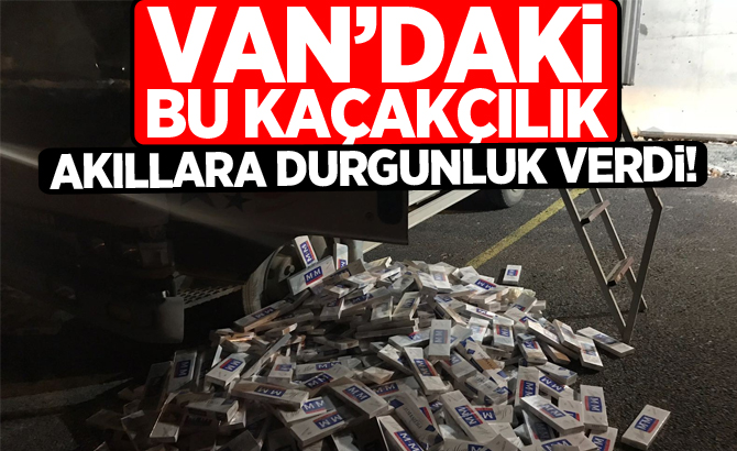 Van'da akıllara durgunluk veren olay!