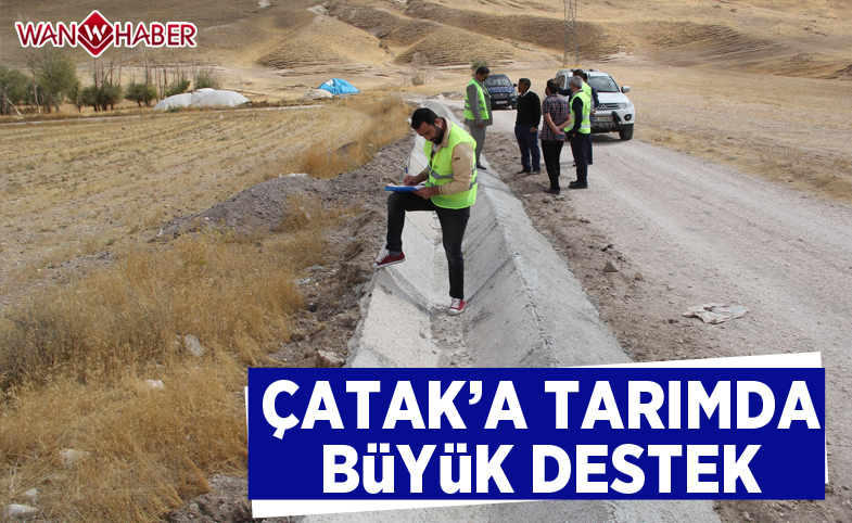 Çatak’a tarımda büyük destek