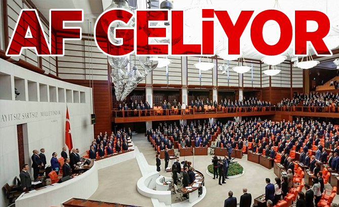 Af geliyor!