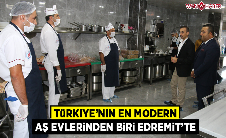 Türkiye’nin en modern aş evlerinden biri Edremit’te