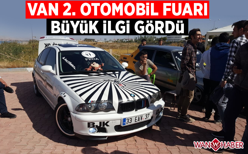 Van 2. otomobil fuarı büyük ilgi gördü 