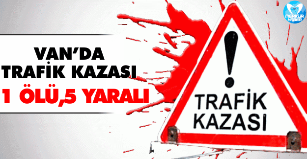 Van’da Trafik Kazası; 1 Ölü, 5 Yaralı