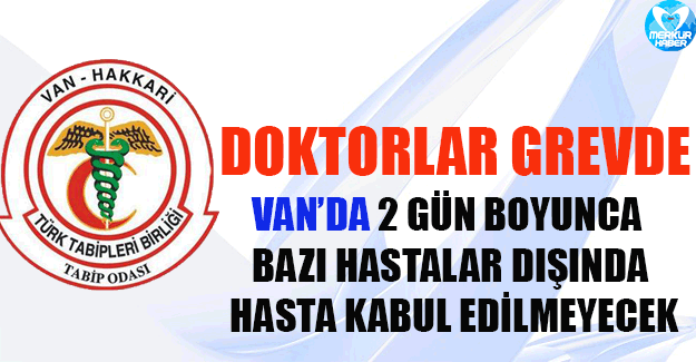 Van'da Doktorlar Hasta Kabul Etmeyecek