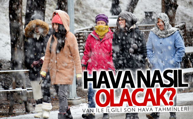 Van'da hava durumu nasıl olacak? İşte son veriler