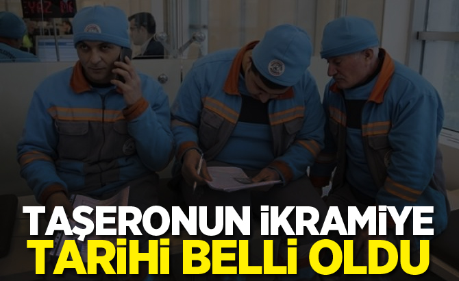 Taşeronun ikramiye tarihi belli oldu