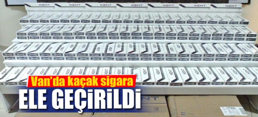 Van’da 5 bin 900 paket kaçak sigara ele geçirildi