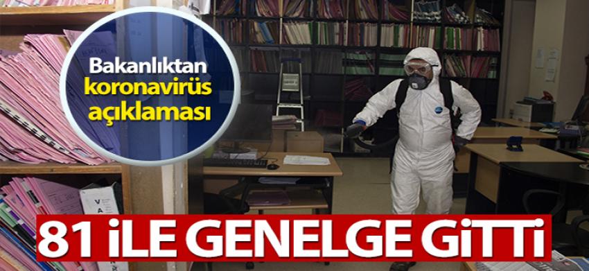 Çevre ve Şehircilik Bakanlığından 81 il valiliğine korona tedbirlerine ilişkin genelge