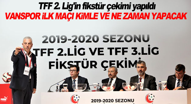 TFF 2. Lig'in fikstür çekimi yapıldı