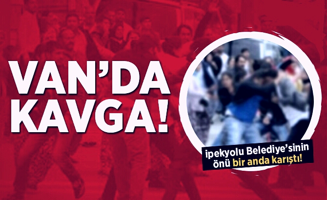 İPEKYOLU BELEDİYESİ ÖNÜNDE SİLAHLI KAVDA: 1 YARALI