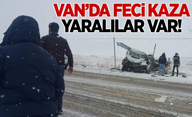 VAN'DA ZİNCİRLEME KAZA: ÇOK SAYIDA YARALI VAR