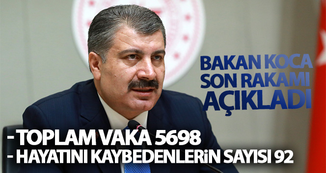 Bakan Koca son rakamları açıkladı