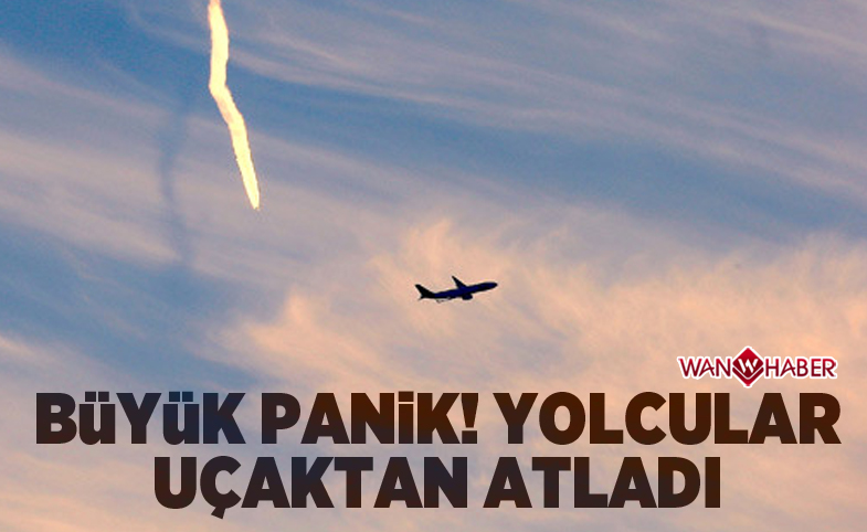 Tuvaletteki Not Uçağı Karıştırdı, Yolcular Piste Atladı