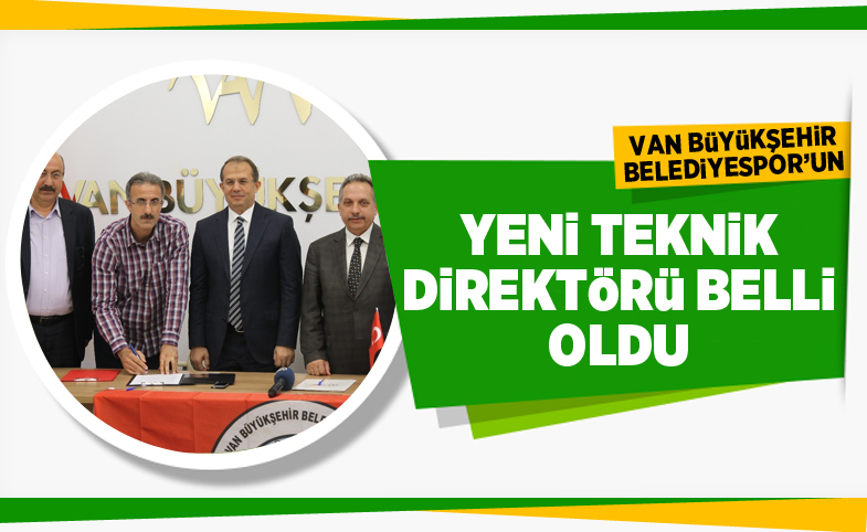 Van Büyükşehir Belediyespor'un yeni teknik direktörü belli oldu