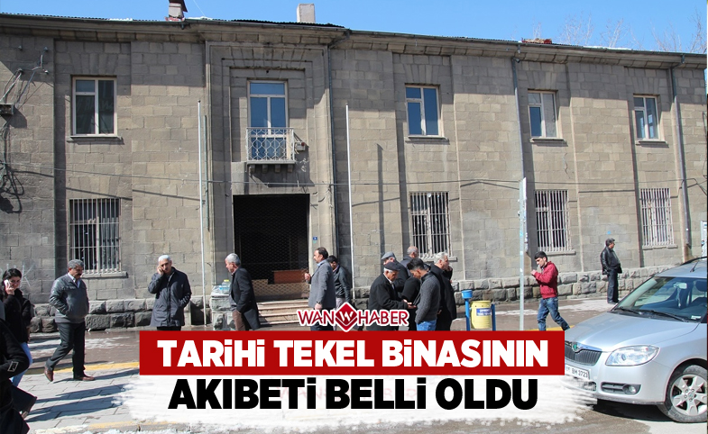 Tarihi Tekel Binası'nın akıbeti belli oldu