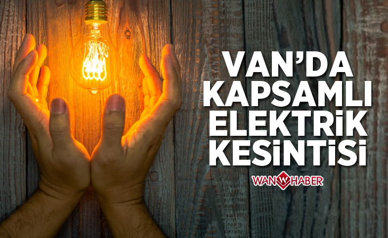 Van'da elektrik kesintisi